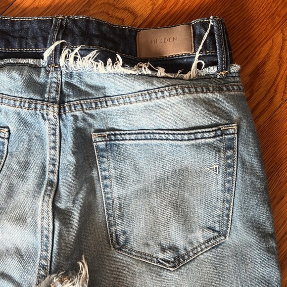 Hidden womens jeans with frayed bottom/dual tone - Picture 4 of 4